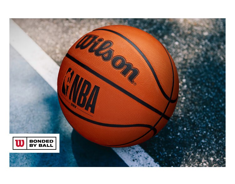 威尔胜（Wilson）篮球5号橡胶青少年经典NBA标志WTB9300IB05CN